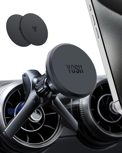 Round air vent - phone, holder
